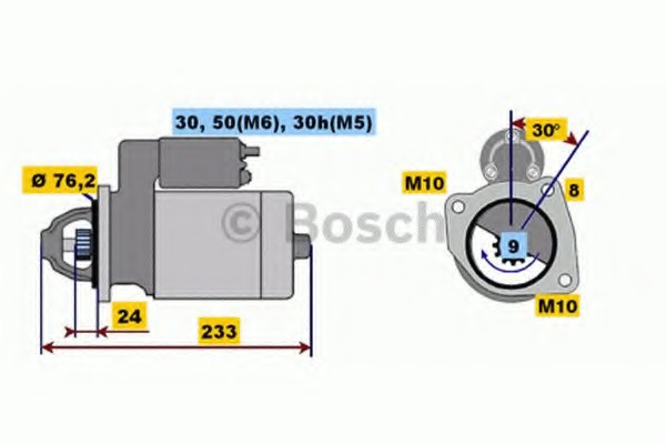 0001108157 Bosch Стартер