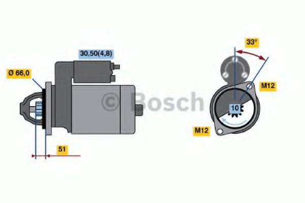 0001108405 Bosch Стартер