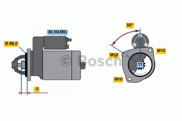 0001109026 Bosch Стартер