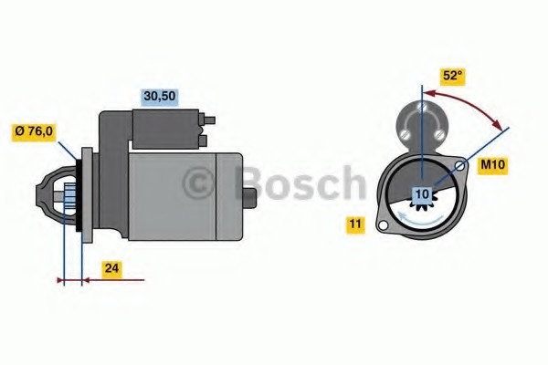 0001109403 Bosch Стартер