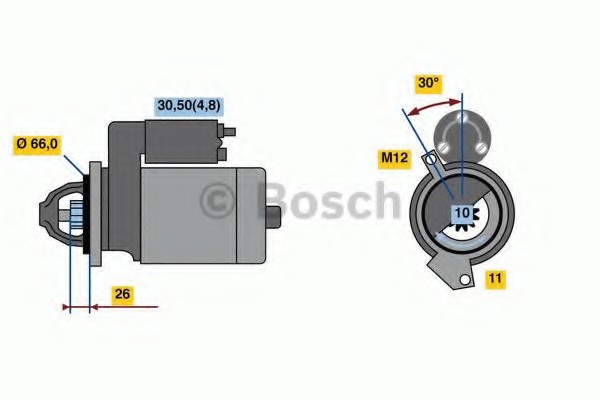0001138019 Bosch Стартер