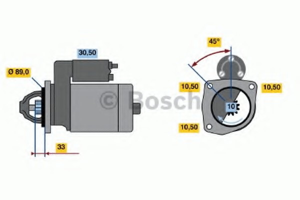 0001368027 Bosch Стартер