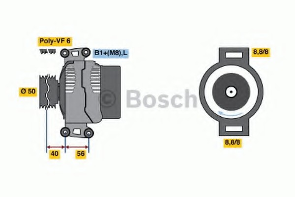 0124325093 Bosch Генератор