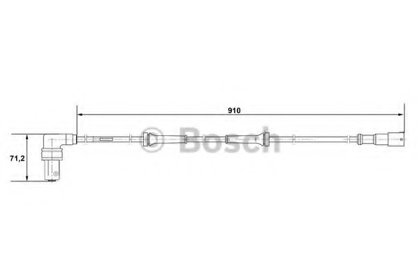 0265001058 Bosch Датчик ABS