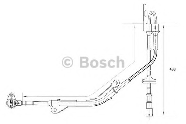 0265006104 Bosch Датчик ABS