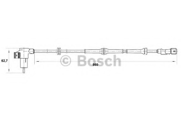 0265006209 Bosch Датчик ABS