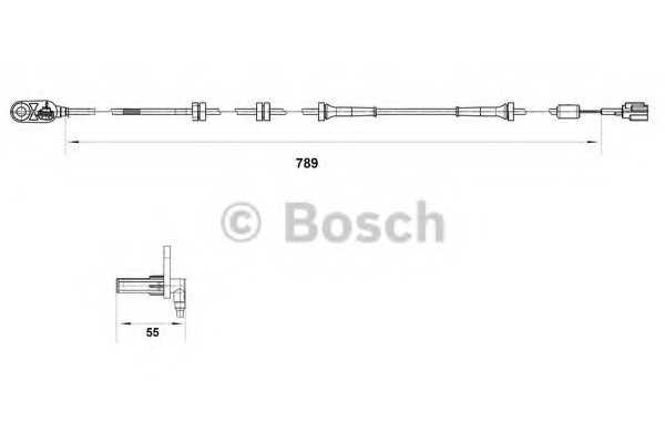 0265007465 Bosch Датчик ABS