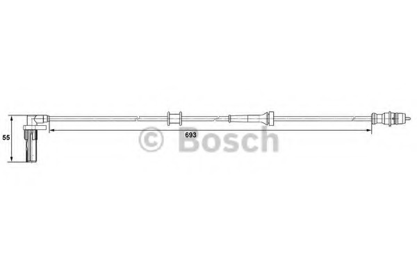 0265007531 Bosch Датчик ABS