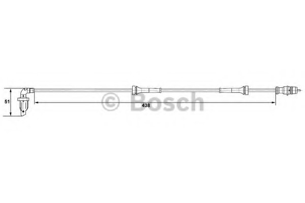 0265007583 Bosch Датчик ABS